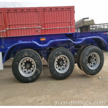 3 เพลา Tri-axle 40ft 65ton Skeleton Semi Trailer